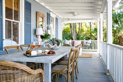 Porch With a Modern Vintage