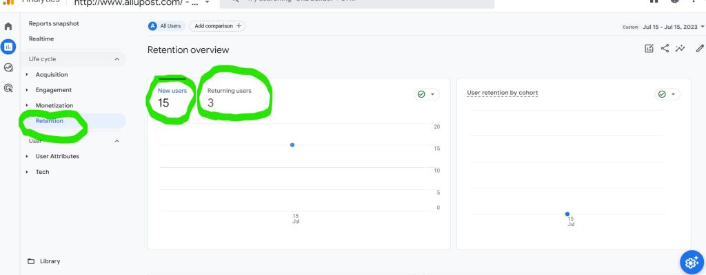 How to Find New User and Returning User in GA4