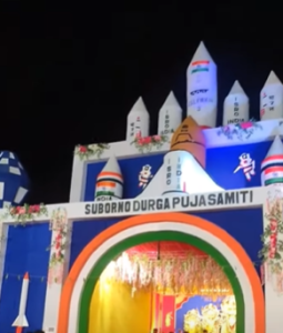 Durga Puja Chandrayaan-3 Pandal in Kolkata