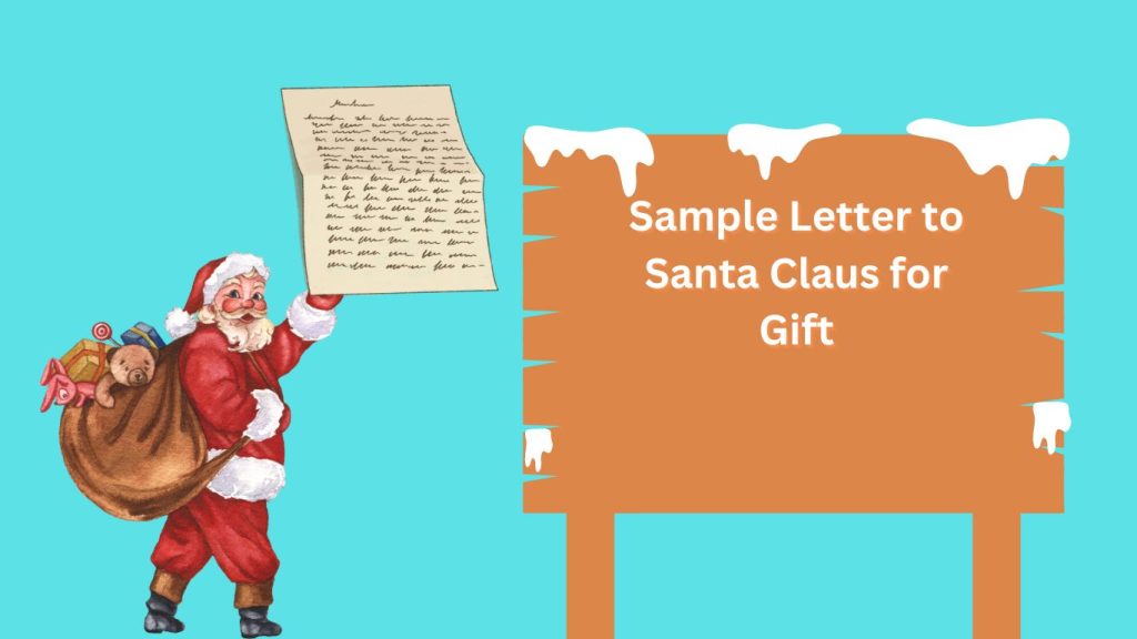 Sample Letter to Santa Claus for Gift