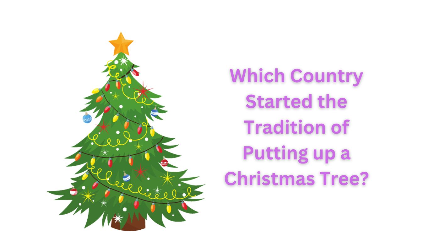 Which Country Started the Tradition of Putting up a Christmas Tree