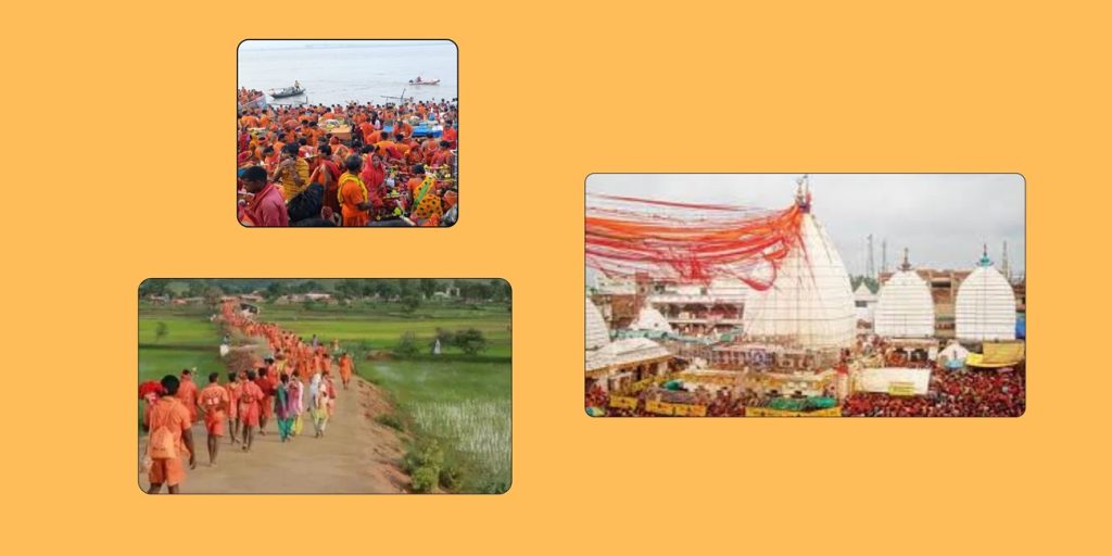 सुल्तानगंज से देवघर पैदल यात्रा
