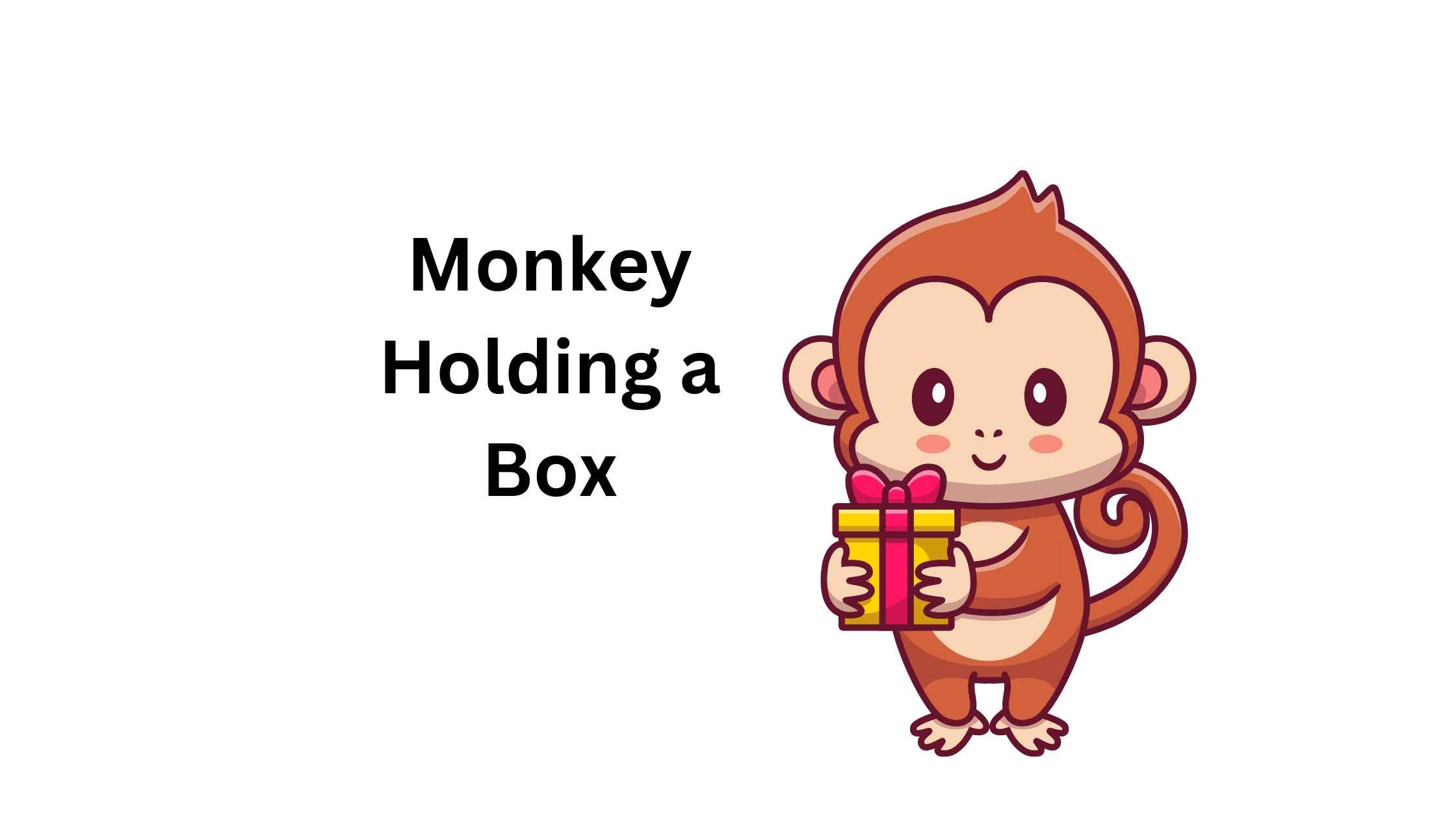 Monkey Holding a Box
